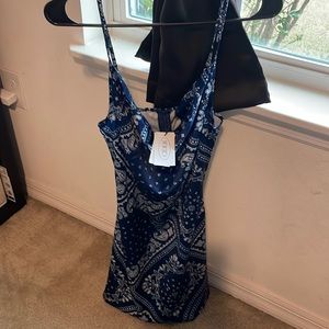 Tropical Printed Cami Dress